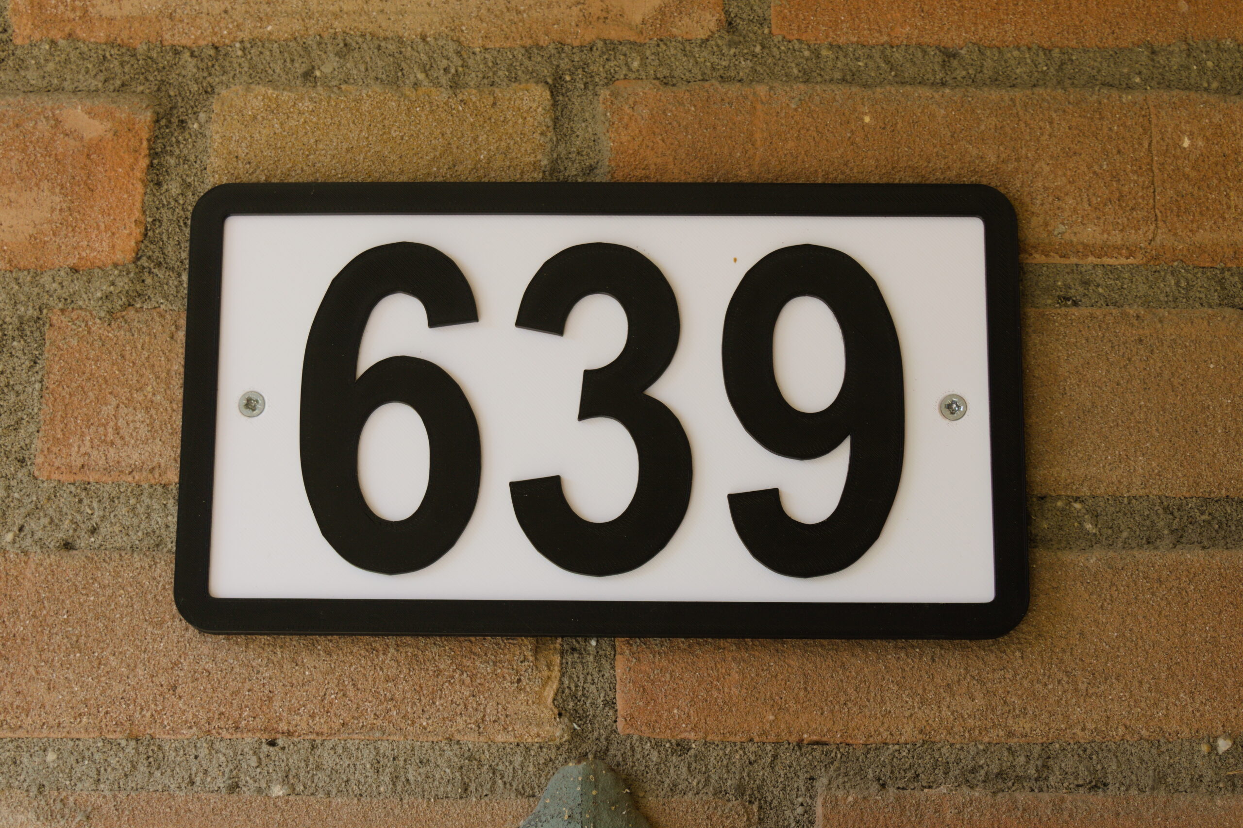 Afbeelding van een huisnummerplaat