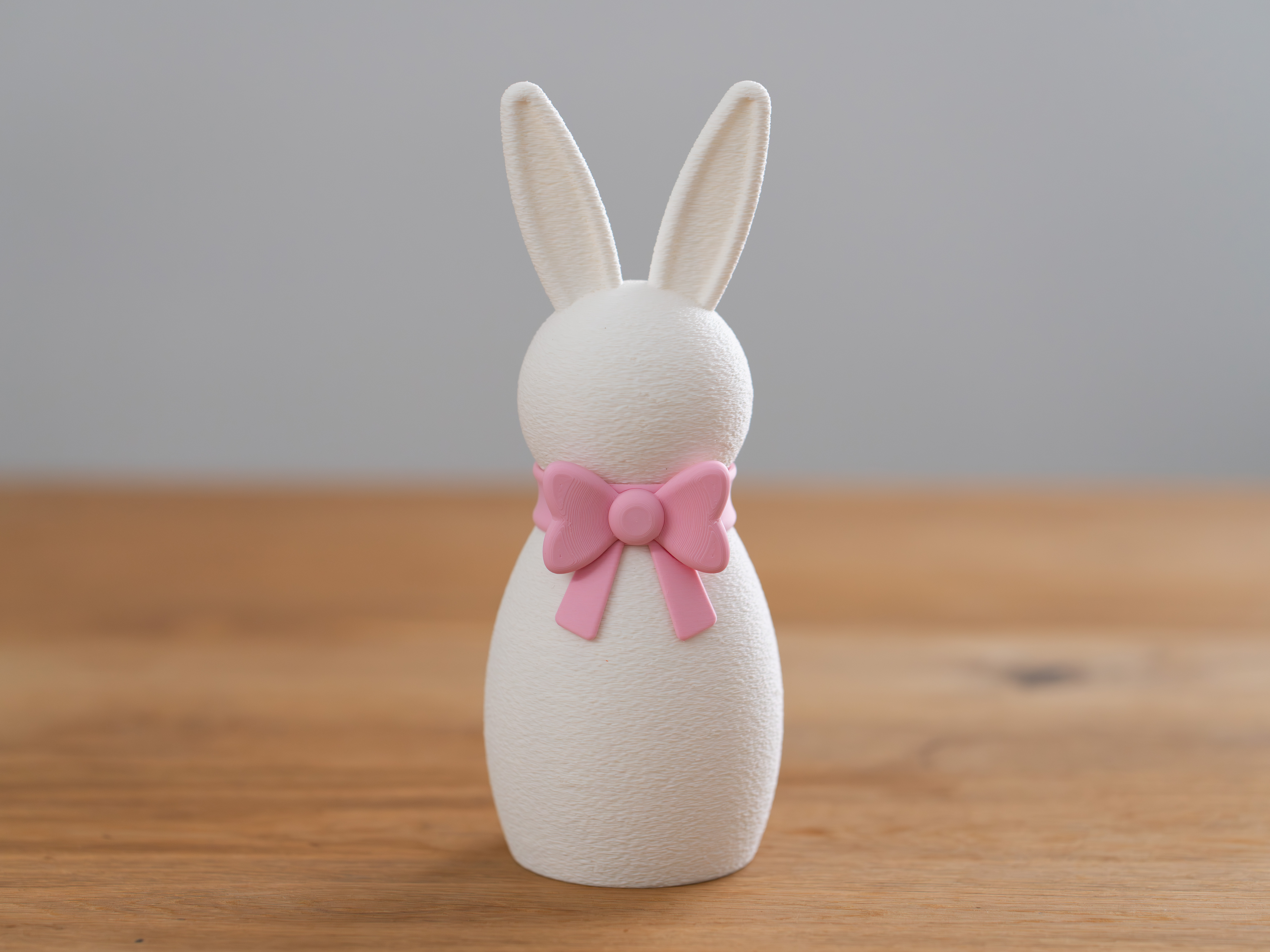 Konijn structuur met das of strik