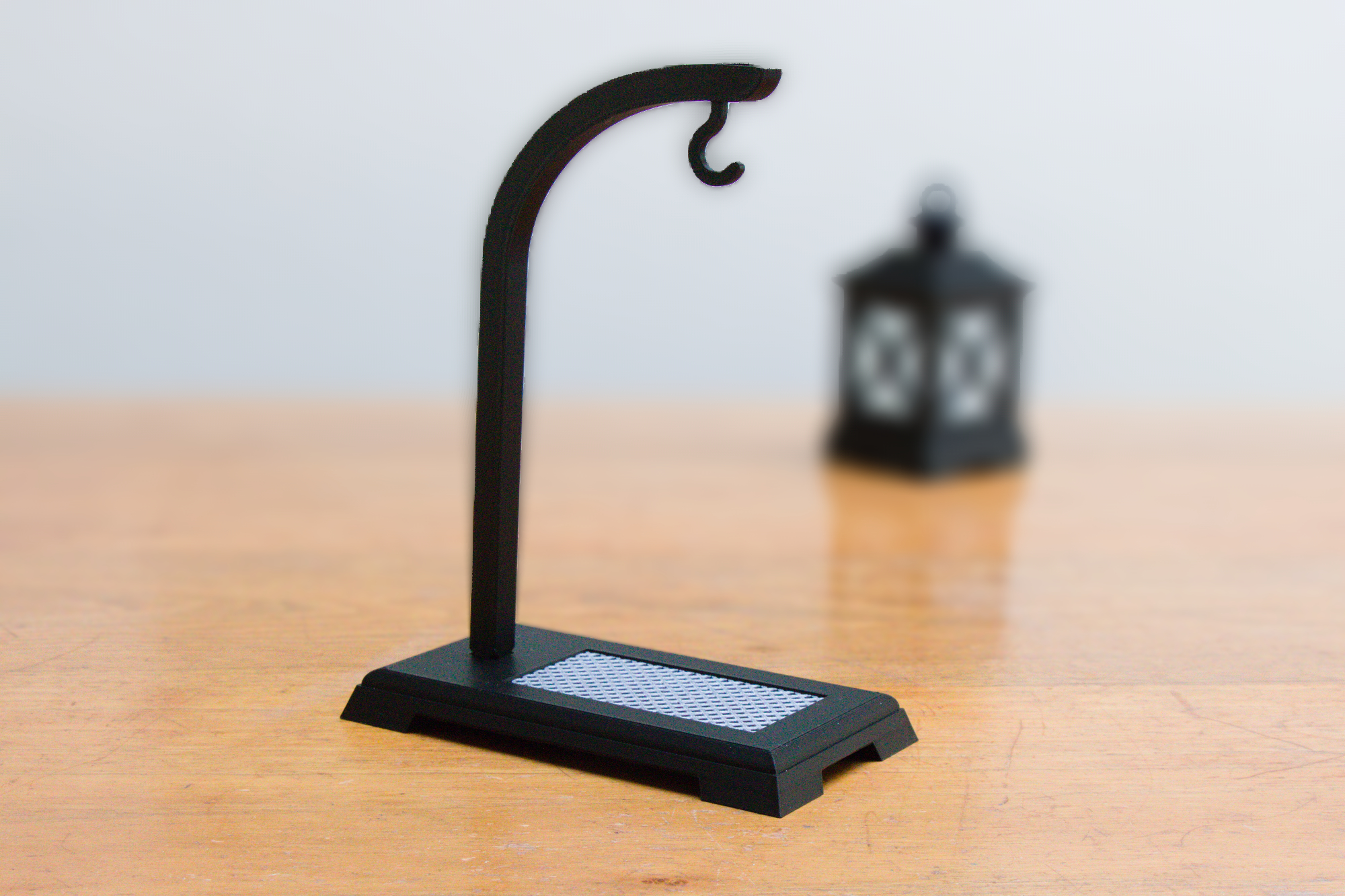 Robuuste hanger voor lantaarn - Zwart