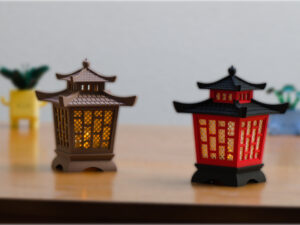 Waxinelichthouder Japans trapezium